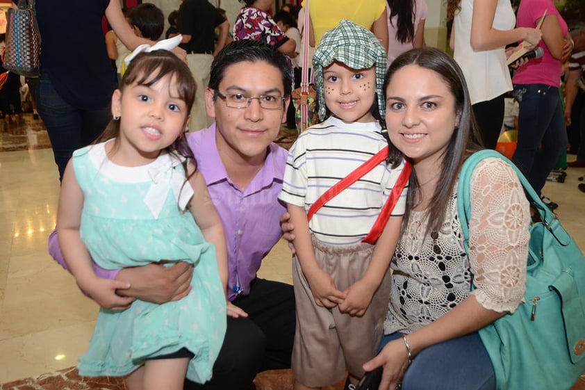 Karla, Abraham, Marijose y Blanca.