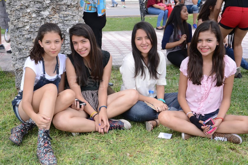 Mayte, Lupita, Andrea y Daniela.