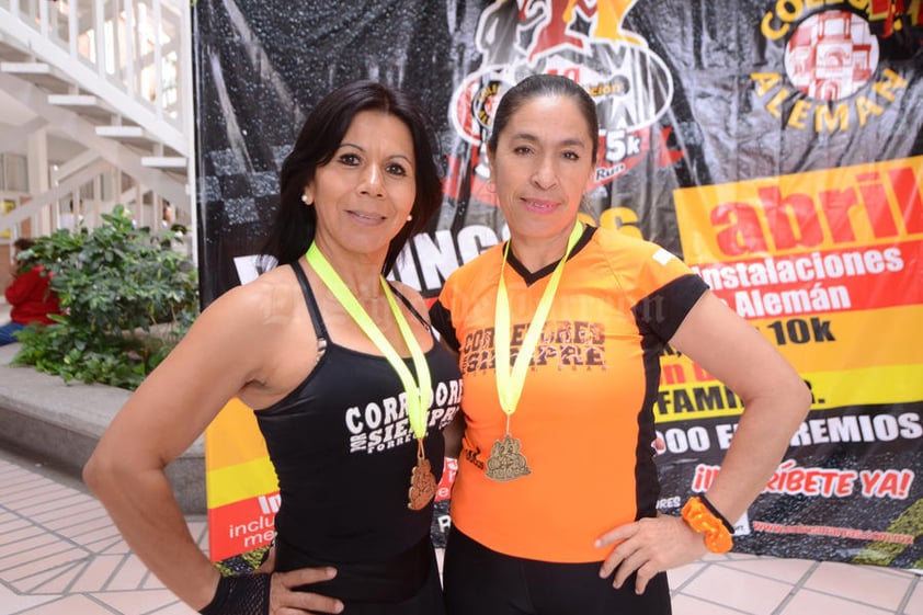 30042015 ATLETAS.  Diana y Michel.