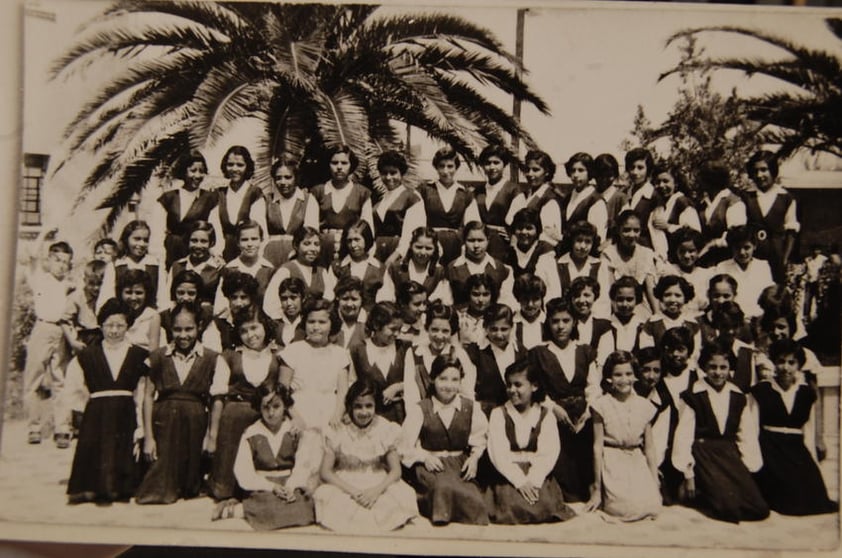 Grupo de Sexto año sección B del Instituto 18 de Marzo de 1955.