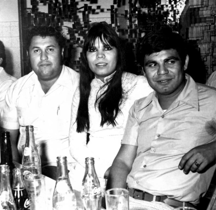 Raúl Zugasti Reyes, Rosario Rodríguez de Zugasti y David Rodríguez Ortiz (f) en 1974