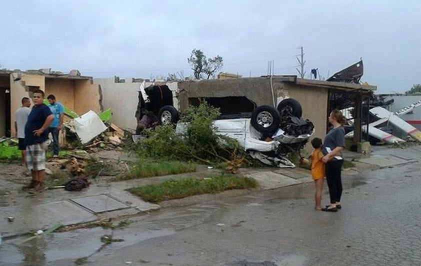 El tornado tuvo una duración de 6 segundos, sin embargo, fue suficiente para dejar grandes destrozos.