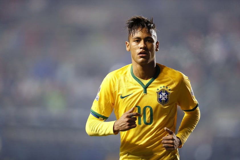 Neymar brilló con luz propia en el triunfo de Brasil.