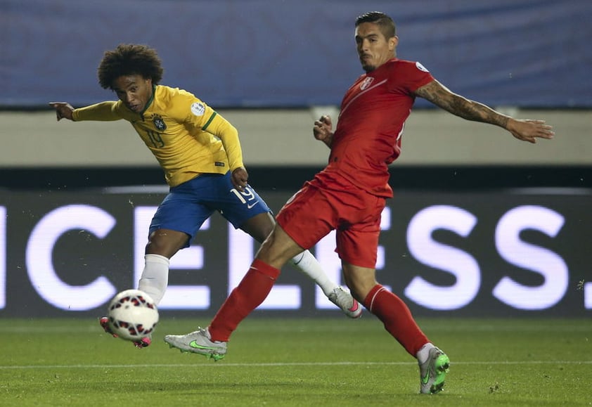 Willian fue parte vital del ataque de Brasil.