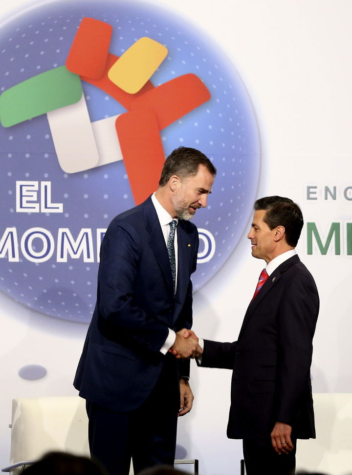 El martes por la mañana, asistieron al inicio del Encuentro Empresarial España-México celebrado en un hotel de la Ciudad de México.