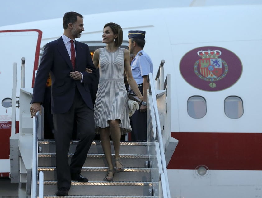 Los monarcas arribaron el pasado domingo al Aeropuerto Internacional Benito Juárez, de la Ciudad de México.