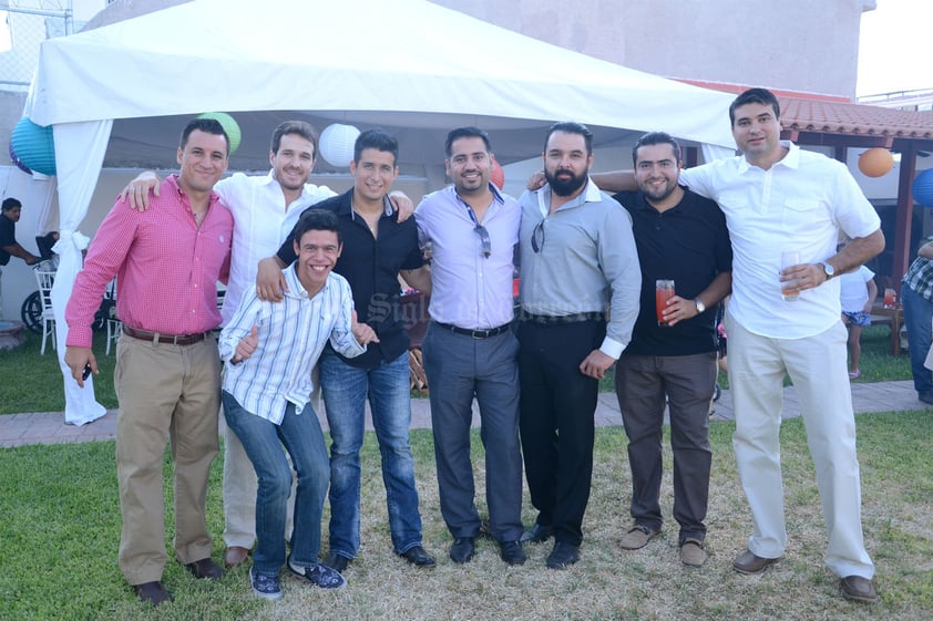 Sergio, Alain, Arturo, Jair, Raúl, Carlos, Juan y Rafael