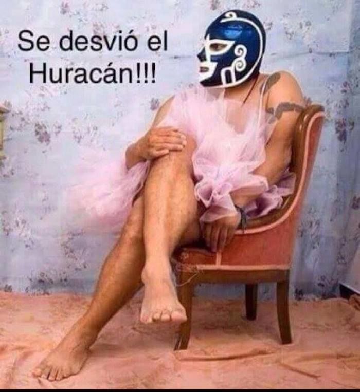 Otros dice que el Huracán se devió de rumbo.