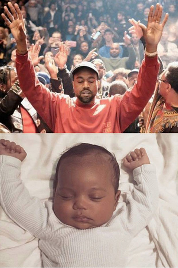 Saint West demostró que realmente es hijo del rapero.