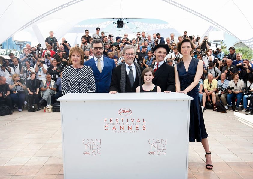 Steven Spielberg, estrenó The BFG, The Big Friendly Giant en el Festival de Cannes.