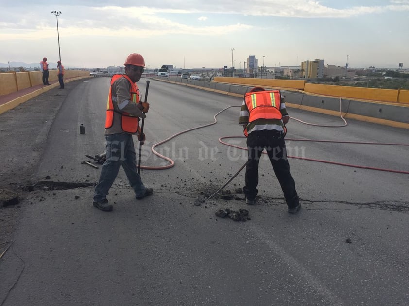 Los trabajos corren por cuenta de dos empresas: MGC S. A. de C. V.