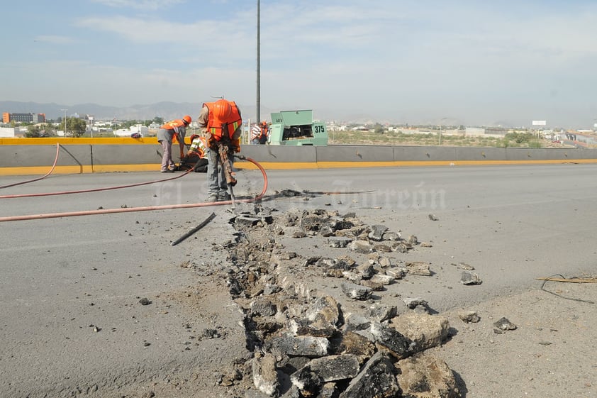 Las obras de demolición del paso superior Periférico-Villa Florida  no son un sitio de "interés turístico" por lo que Protección Civil alerta a los automovilistas y ciudadanos en general, a extremar precauciones en su paso por el sector.