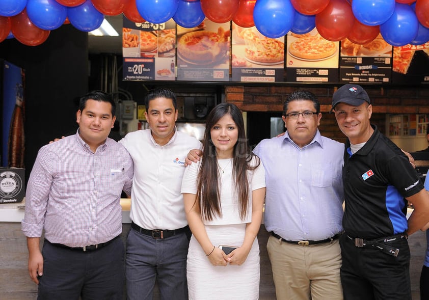 22052016 MUY CONTENTOS.  Sergio, David, Cecy, Edgar y Roberto.