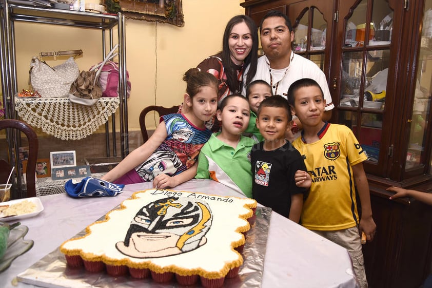 03052016 FELICIDADES.  Diego Armando Fernández en su fiesta por su cumpleaños número 6.