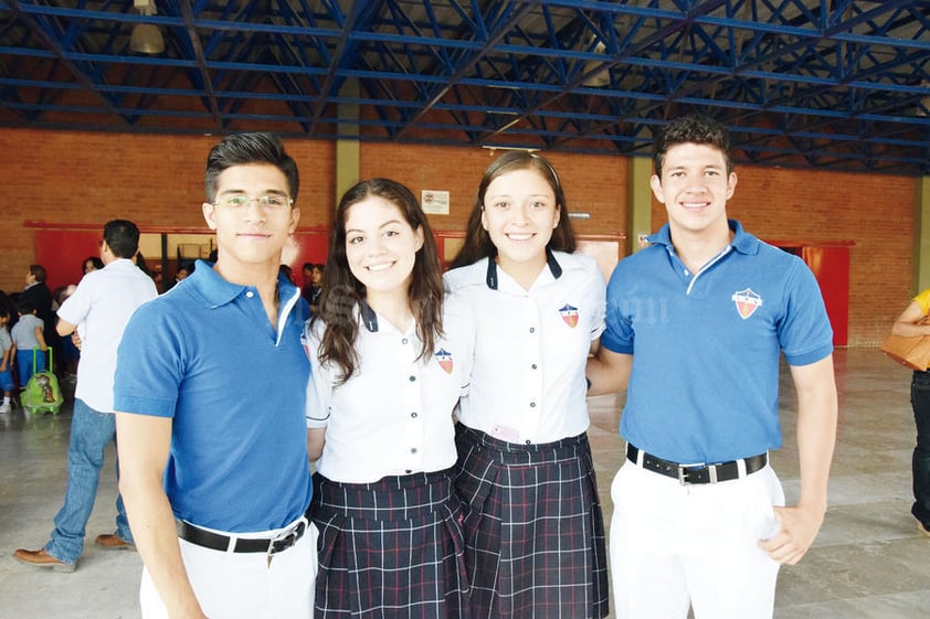 15052016 Daniel Macías, Andrea Ortiz, Laura Díaz y Hugo Trejo.