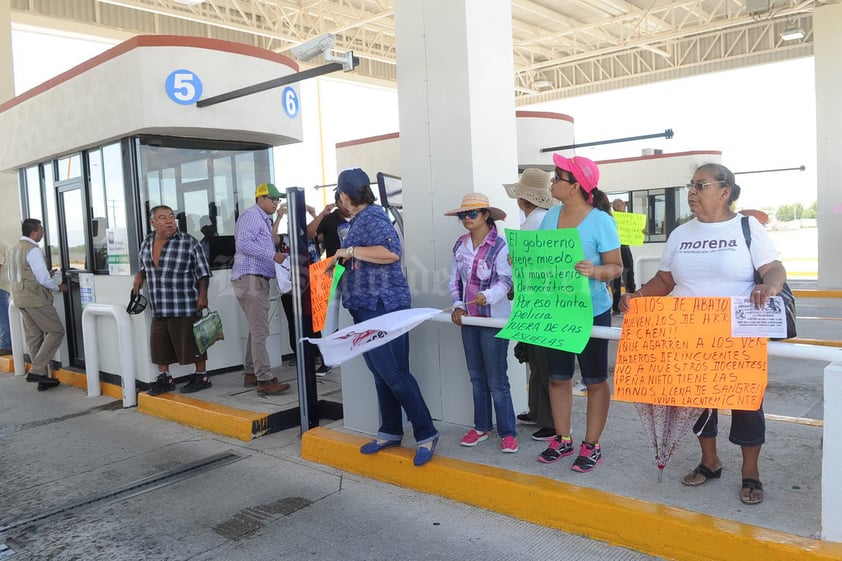 Permitieron el paso sin el pago del peaje.