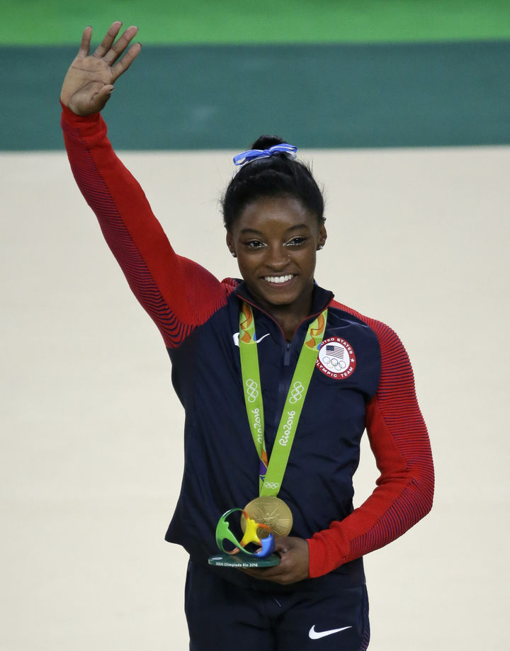 Esta es la segunda medalla para Simone Biles en la gimnasia artística.