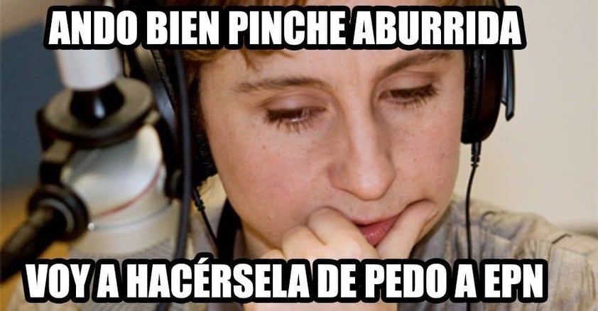 La periodista Carmen Aristegui no se salvó de los memes.