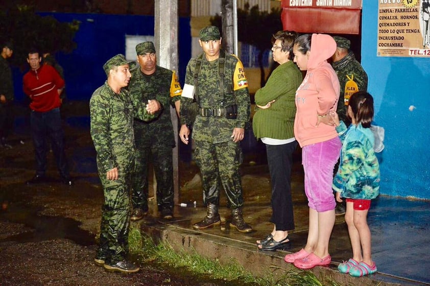 La Sedena activa el Plan DN-III-E en la ciudad de Durango ante la emergencia por las lluvias de las últimas horas.