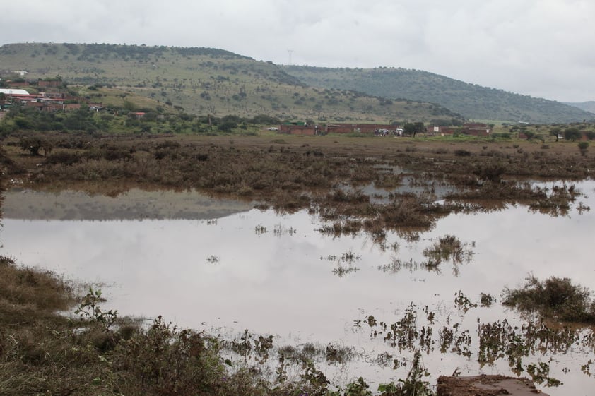 El agua llegó a todos los rincones.