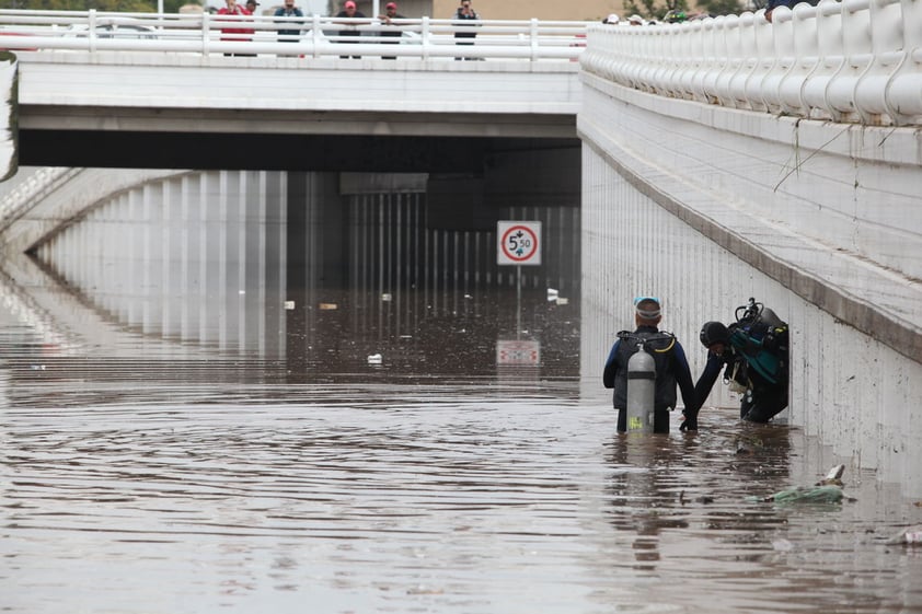 Gacias a la intervención de las autoridades de los tres órdenes se logró salvar “muchas vidas” y se implementó un recorrido por la ciudad para valorar los daños.