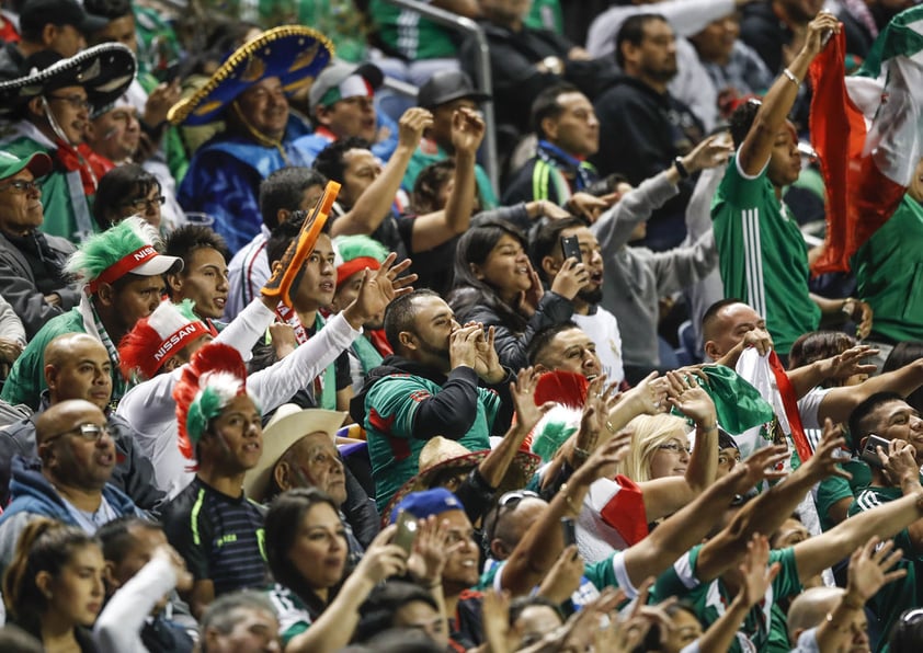 El famoso grito se hizo presente en el estadio.