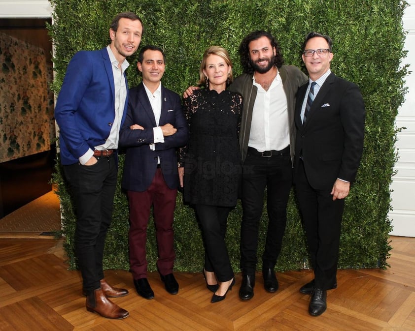 Sebastian Errazuriz, Gabriel Rivera-Barraza, Estrellita Brodsky, Hans Neumann y Ben Rodriguez-Cubenas.