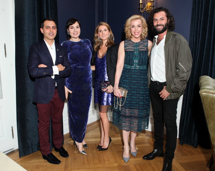 Hans Neumann, Fabiola Beracasa Beckman, Marina Larroude, Eva Hughes  y Gabriel Rivera-Barraza.