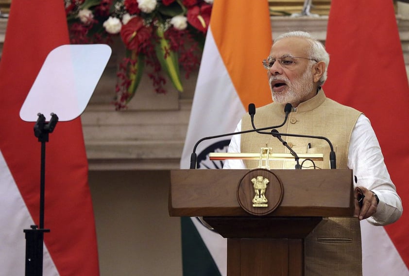 9.- Narendra Modi, Primer Ministro de India