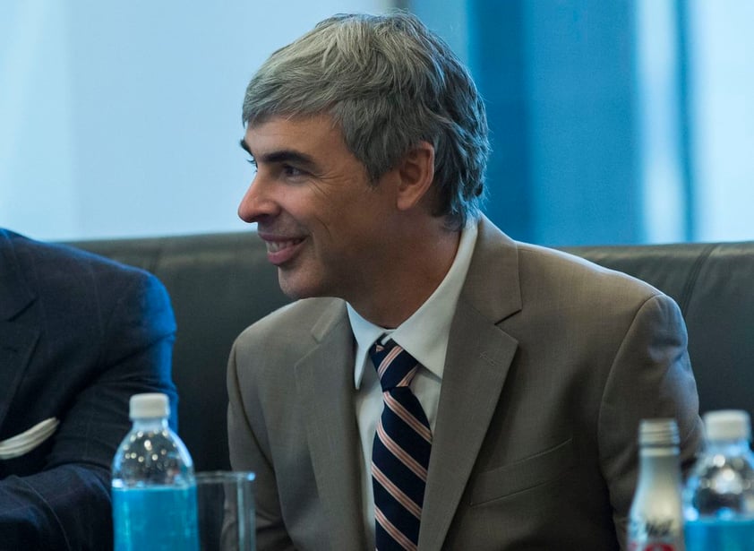 8.- Larry Page, cofundador de Google y CEO de Alphabet.