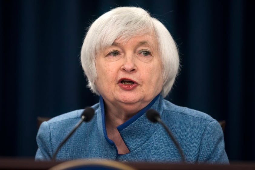 6.- Janet Yellen, presidenta de la Reserva Federal de EU.