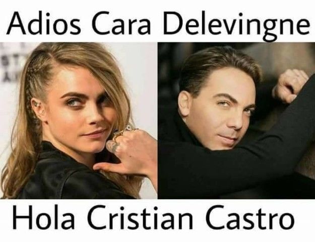 ¿Quién no preferiría ver el encantador rostro de Cristian Castro?