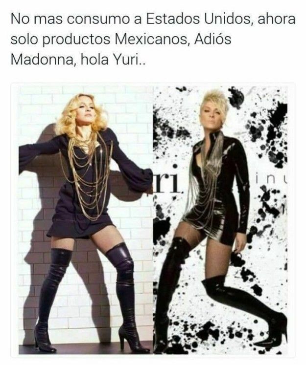 En una de las comparaciones más difíciles, exhortan a abandonar a Madonna por la joya mexicana, Yuri.