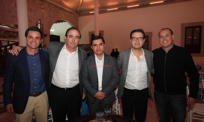 Miguel Castro, Hugo Lara, Guillermo Pérez Gavilán y David Lasarín.