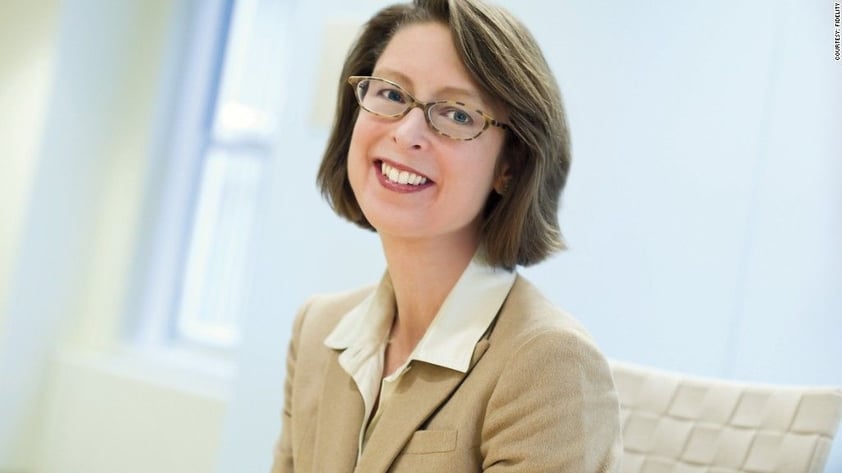 Abigail Johnson, presidenta y CEO para Estados Unidos de Fidelity Investments, con 14 mil 400 mdd, es octava.