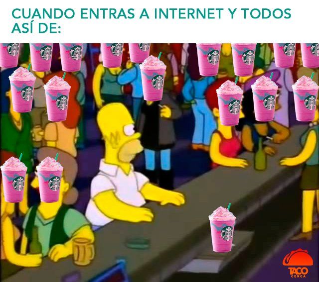 Memes 'prueban' el nuevo Unicorn Frapuccino de Starbucks