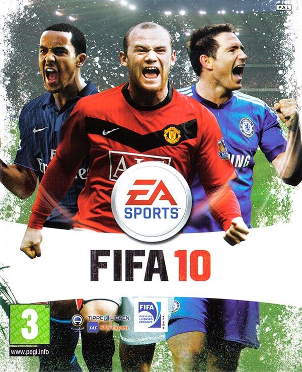 Para FIFA 10, Electronic Arts marcó cambios en su portada al incluir una diferente para cada región donde se distribuye el videojuego. Jugadores de la talla de Cuauhtemoc Blanco, Karim Benzema y Xavi Hernández aparecieron en portada de este juego, junto al ingles Wayne Rooney.