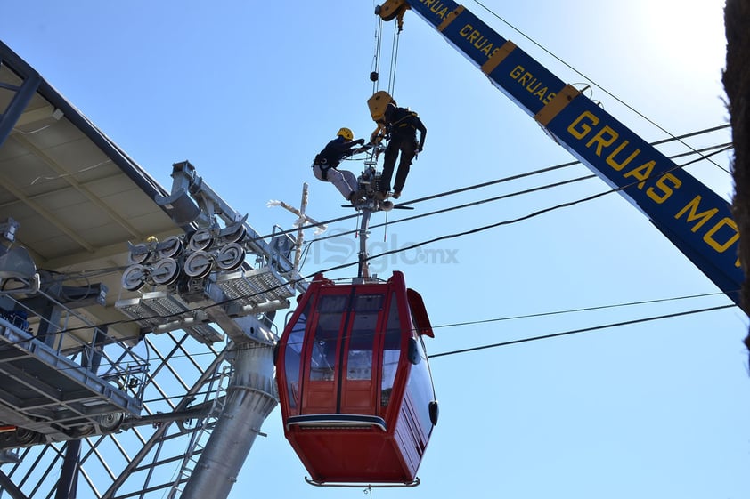 El Teleférico de Torreón operará a una altura de 0 a 150 metros pasando por 7 columnas de diferentes medidas de acuerdo con el trayecto.