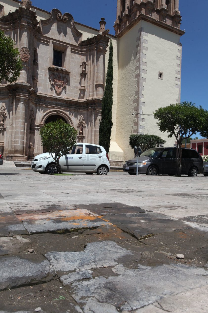 Luce dañado el Centro Histórico de Durango