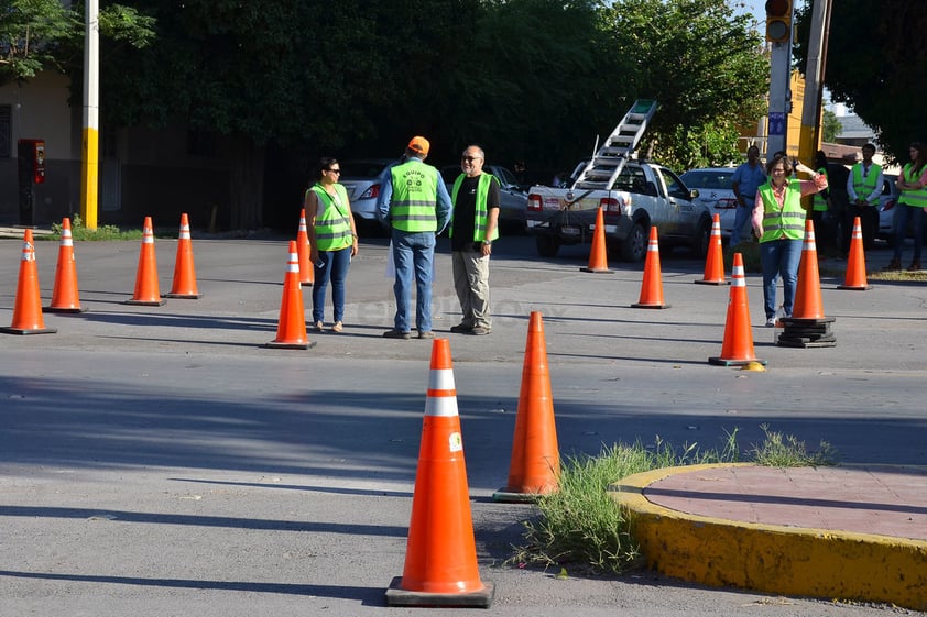 A este movimiento se sumó el Implan, la Dirección de Medio Ambiente del Municipio, Tránsito y Vialidad, el Sistema Integral de Mantenimiento Vial, alumnos de la Ibero Torreón y de la consultoría especializada en movilidad sustentable.