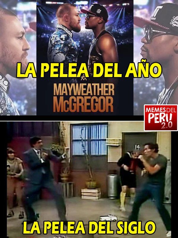 Mayweather y Mcgregor son golpeados por los memes