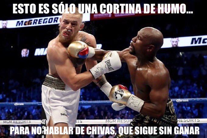 Mayweather y Mcgregor son golpeados por los memes