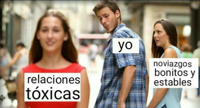 'Novio distraído', el nuevo meme del momento