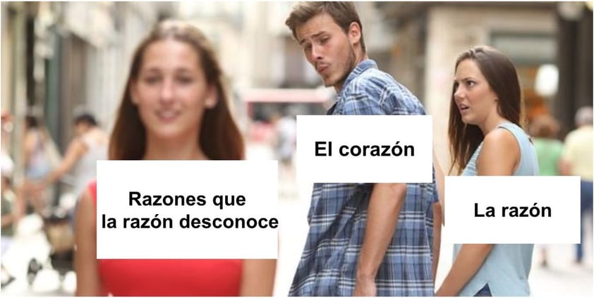 'Novio distraído', el nuevo meme del momento