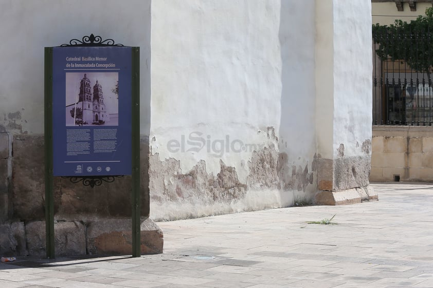 Con el paso de los años, crecen los daños en diferentes elementos de la Catedral Basílica Menor de Durango.