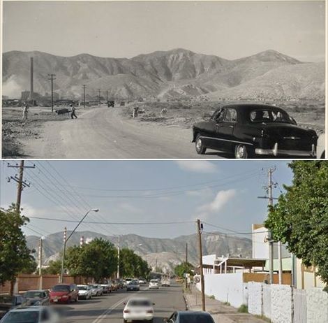 Arturo Salas. Calle Comonfort, rumbo a Peñoles y Cerro de las Noas.