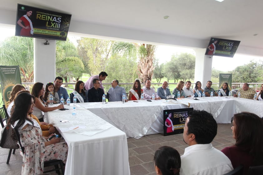 Presentan candidatas a reina del Club Campestre Durango