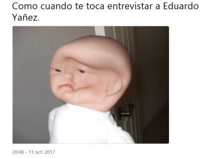 'Agreden' a Eduardo Yáñez con memes