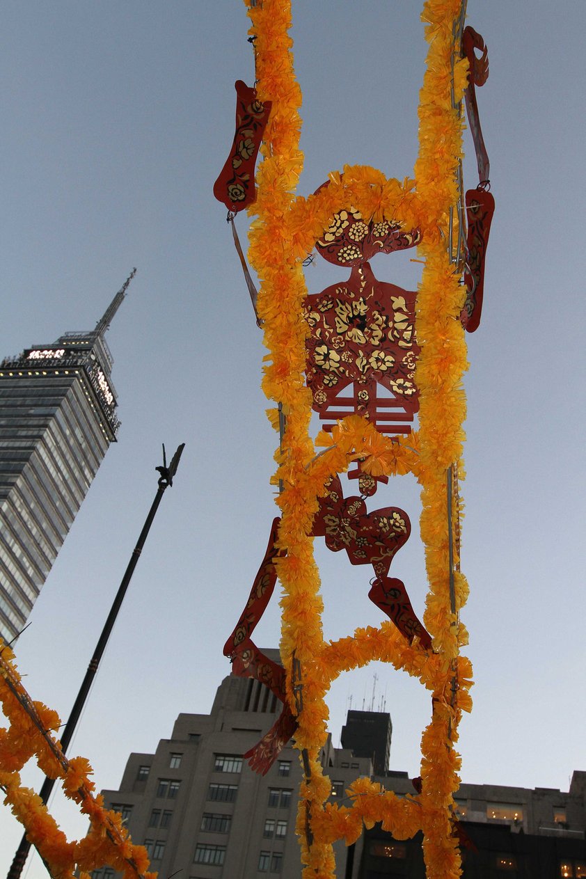 La marcha salió del Monumento a la Revolución.