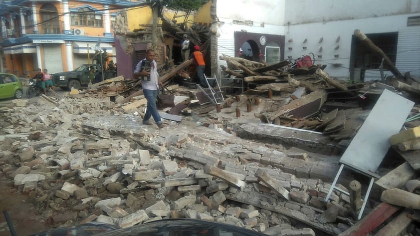 07 de septiembre. Sismo | Se registra un terremoto de magnitud 8.2 a 137 kilómetros de Pijijiapan, Chiapas; deja más de 60 muertos y daños en diversos estados.